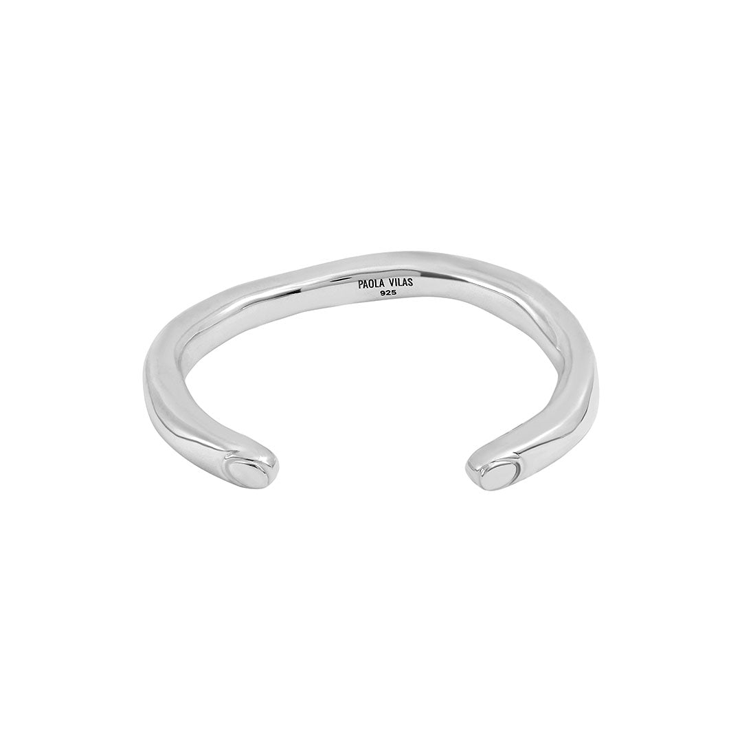 Paola Vilas surrealist finger bracelet in sterling silver