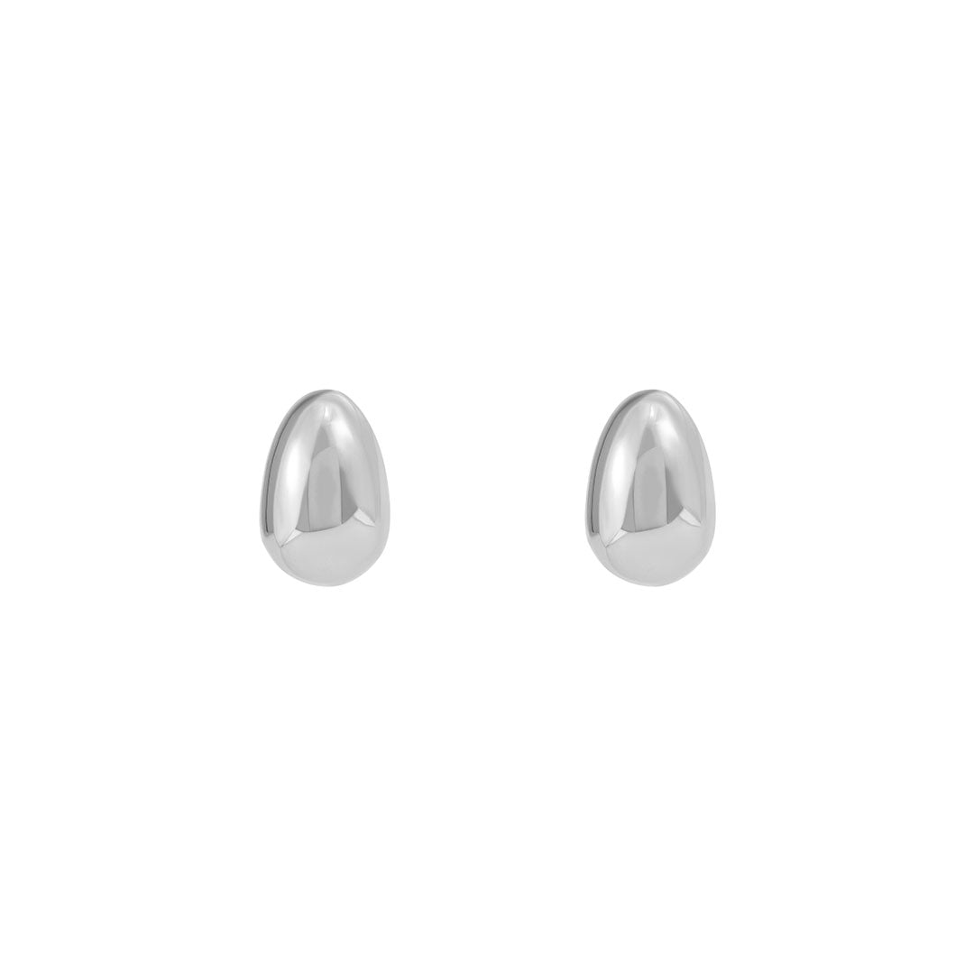 Paola Vilas egg earring in sterling silver