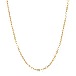 Paola Vilas small link chain in sterling silver with 18k gold plating