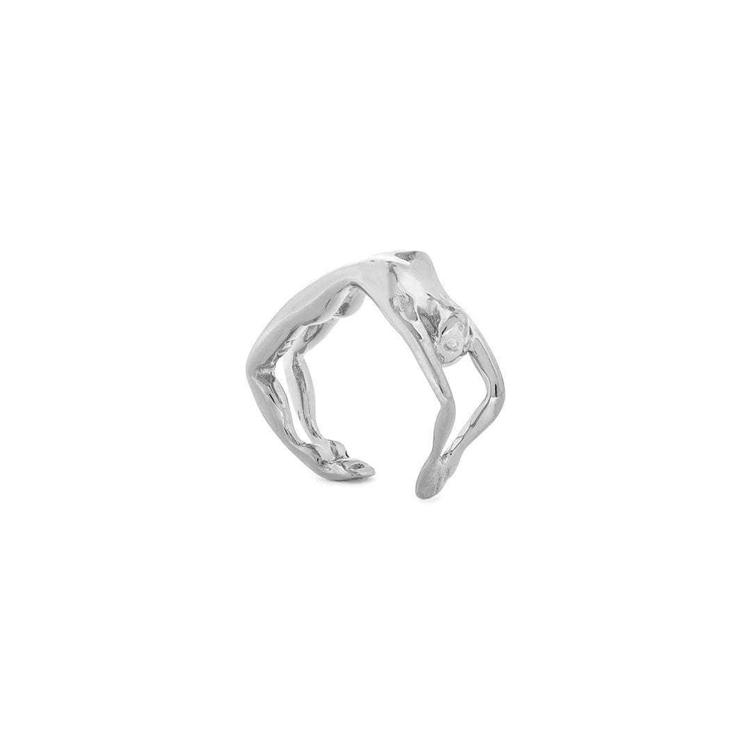 Paola Vilas female body ring in sterling silver