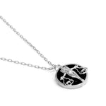 Paola Vilas zodiac necklace of Libra in sterling silver