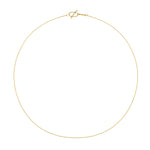 Short-link chain in 18k gold