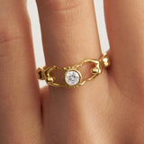 Sonho Diamond Ring in 18k Gold