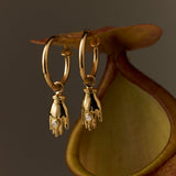 Argola Petit Cora Earring 18k Gold