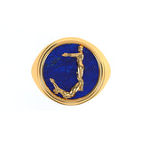Alphabet Ring in 18k Gold