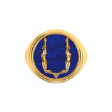 Alphabet Ring in 18k Gold