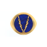 Alphabet Ring in 18k Gold