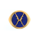 Alphabet Ring in 18k Gold