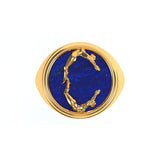 Alphabet Ring in 18k Gold