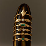 Allegra Emerald Ring 18k Gold