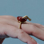 PAOLA-VILAS-RING-GOLD-18K-SCUPTURE-JEWELRY-WOMEN-BODIES-FEMALE-FINE-CHAIR-BOWL
