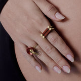 PAOLA-VILAS-RING-GOLD-18K-SCUPTURE-JEWELRY-WOMEN-BODIES-FEMILE-FINE