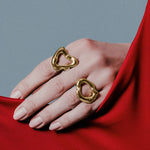PAOLA-VILAS-RING-GOLD-PLATED-OVAL-WINDOWS-SILVER-STERLING