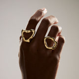 PAOLA-VILAS-RING-GOLD-PLATED-OVAL-WINDOWS-SILVER-STERLING