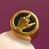 Genet Agatha Ring
