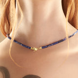 Astra Long Necklace in 18k Gold