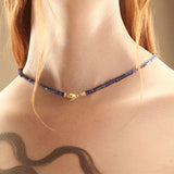 Astra Long Necklace in 18k Gold