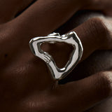 Window Angular Lina Bo Bardi Ring 18k Gold