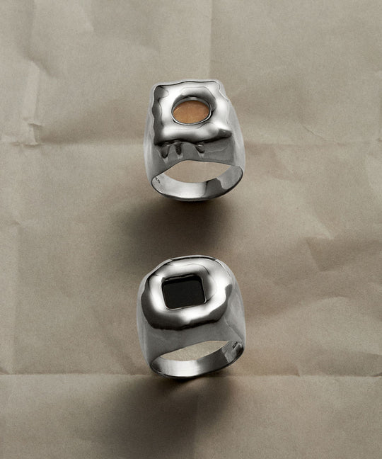 Nami Pink Feldspar Ring