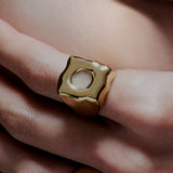 Nami Pink Feldspar Ring