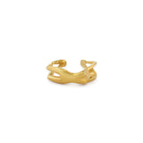 Paola Vilas woman’s body ring in sterling silver with 18k gold plating