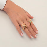 Tina Diamond Ring in 18k Gold