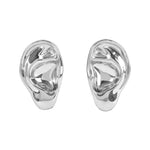 Paola Vilas sculpted ear earring in sterling silver