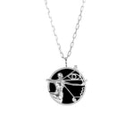Sagittarius sign necklace in sterling silver