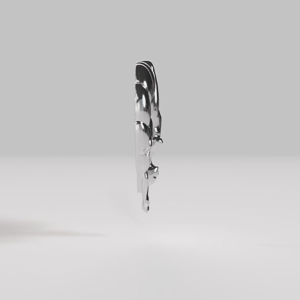 Video of Paola Vilas 3D sculpture of the Aries sign