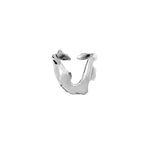 Sterling silver ring of a abstract female body