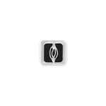 Paola Vilas chevalier ring in sterling silver of a minimalistic vulva