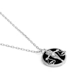 Paola Vilas zodiac necklace of Libra in sterling silver