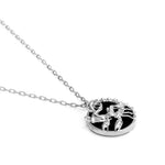 Paola Vilas zodiac necklace of Scorpio in sterling silver
