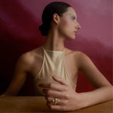 Sol Diamond Ring in 18k Gold