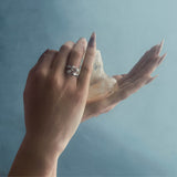 Nós Diamond Ring in White Gold