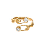 Nós Diamond Ring in 18k Gold