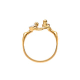 Nós Diamond Ring in 18k Gold