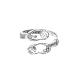 Nós Diamond Ring in White Gold